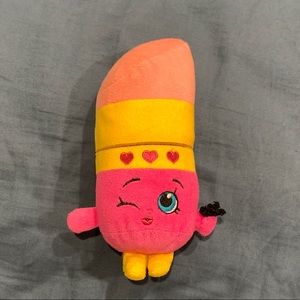 Shopkins lipstick plush.